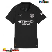 Camisa de Futebol Manchester City Rayan Ait-Nouri #21 Equipamento Secundário Mulheres 2025-26 Manga Curta